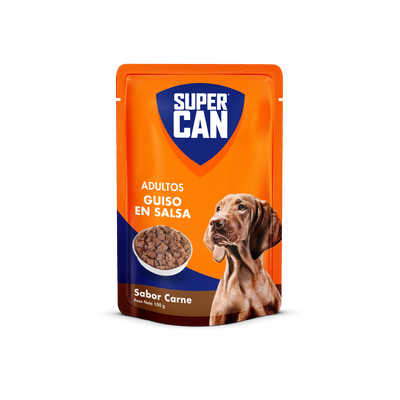 Supercan | Guisos sabor carne, perros adultos (pouch)