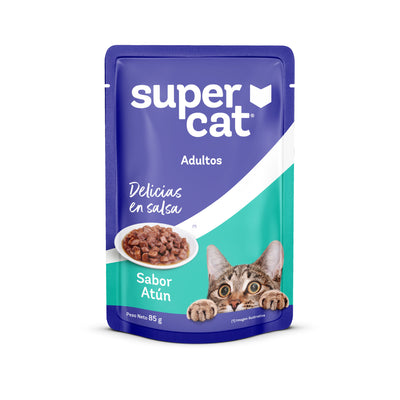 Supercat | Delicias sabor atún, gatos adultos (pouch) – 85 g