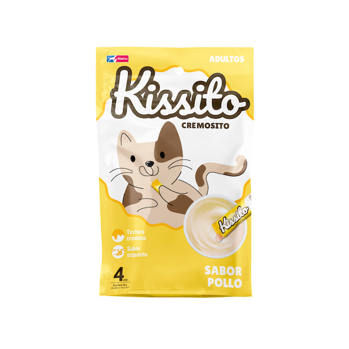 Kissito | Cremosito snack cremoso sabor pollo para gatos adultos