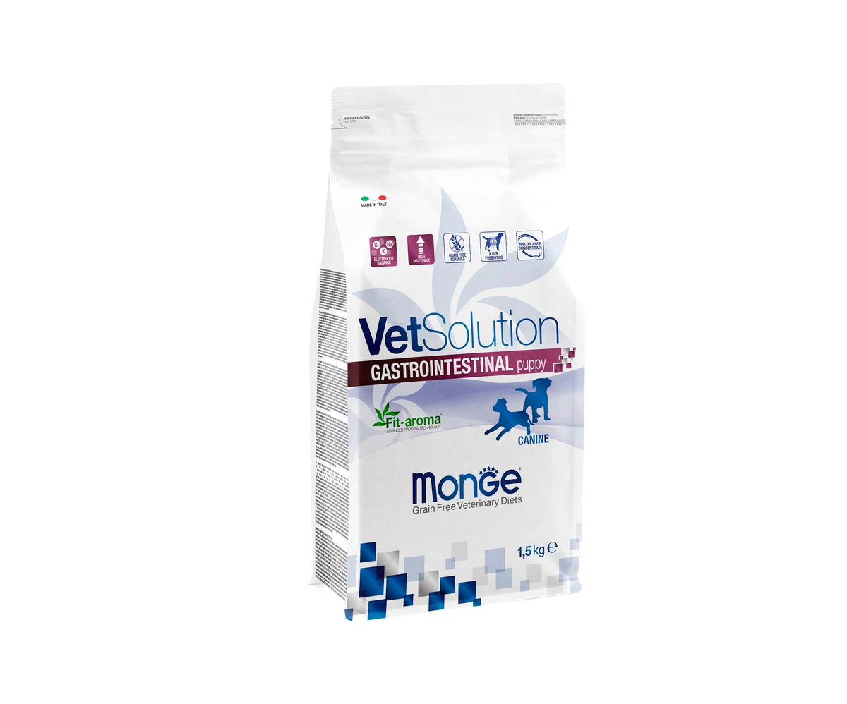 Monge VetSolution | Seco cachorros Gastrointestinal Puppy
