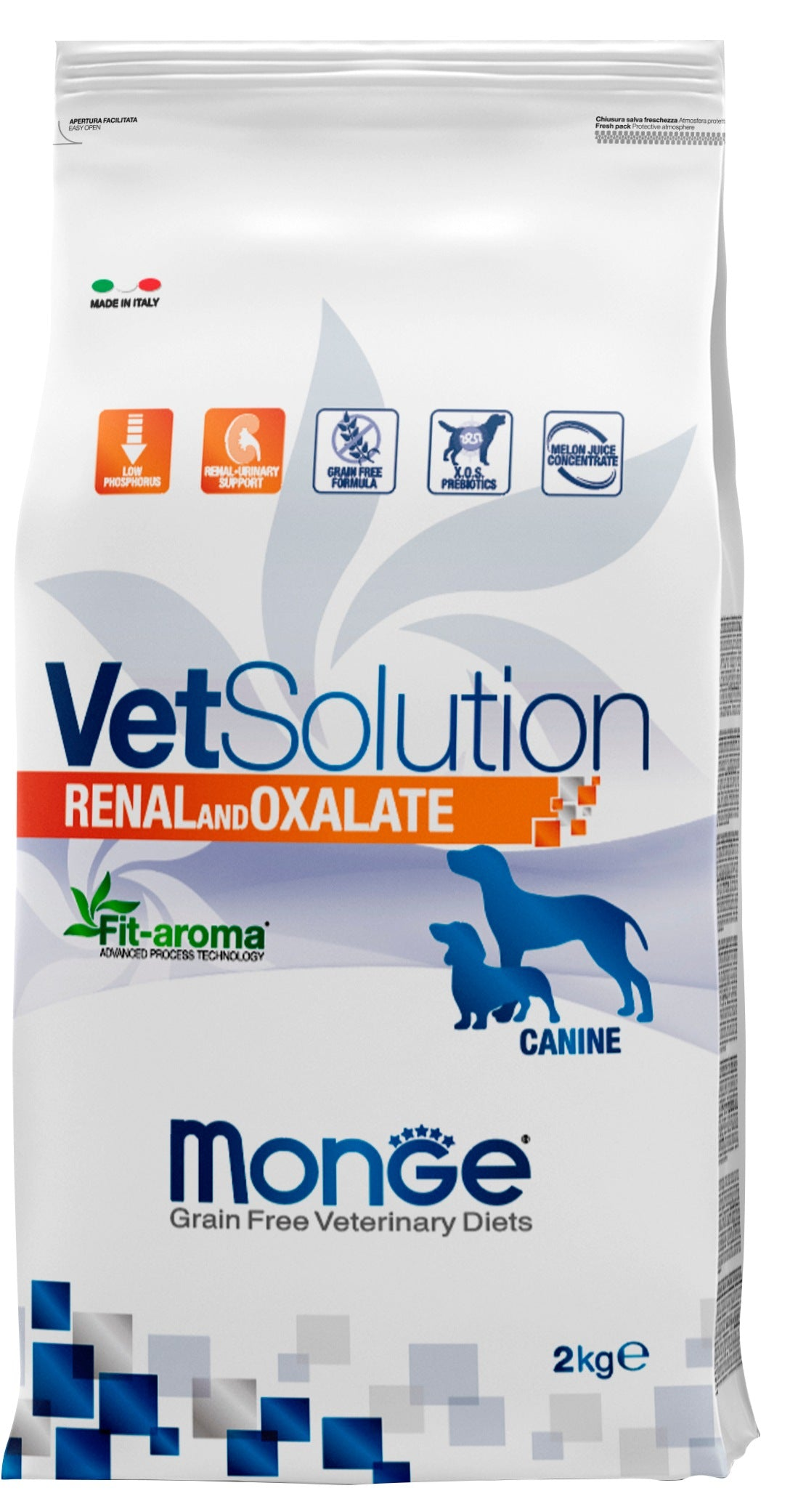 Monge VetSolution | Seco perros Renal y Oxalate