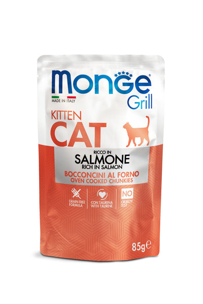 Monge | Humedo gatitos Grill Salmon