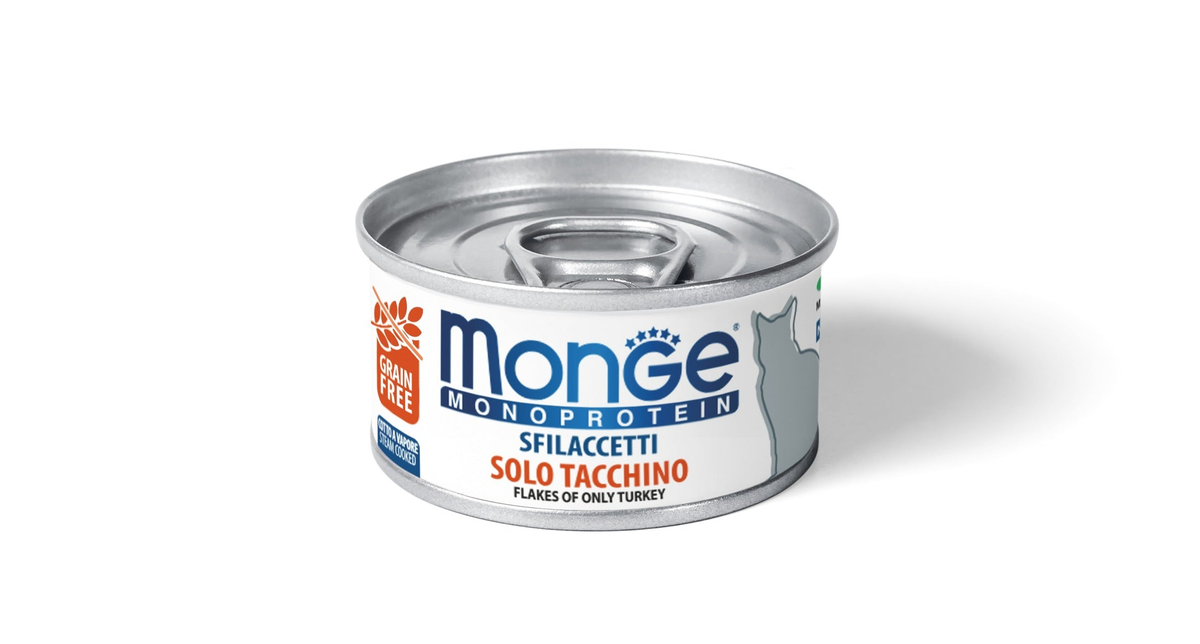 Monge | Humedo gatos Monoprotein Pavo