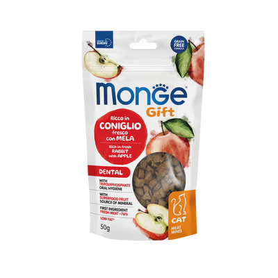 Monge Gift Meat Minis dental conejo y manzana