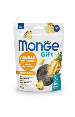 Monge Gift | Premios Super M Mobility Support para perros. Cordero y piña