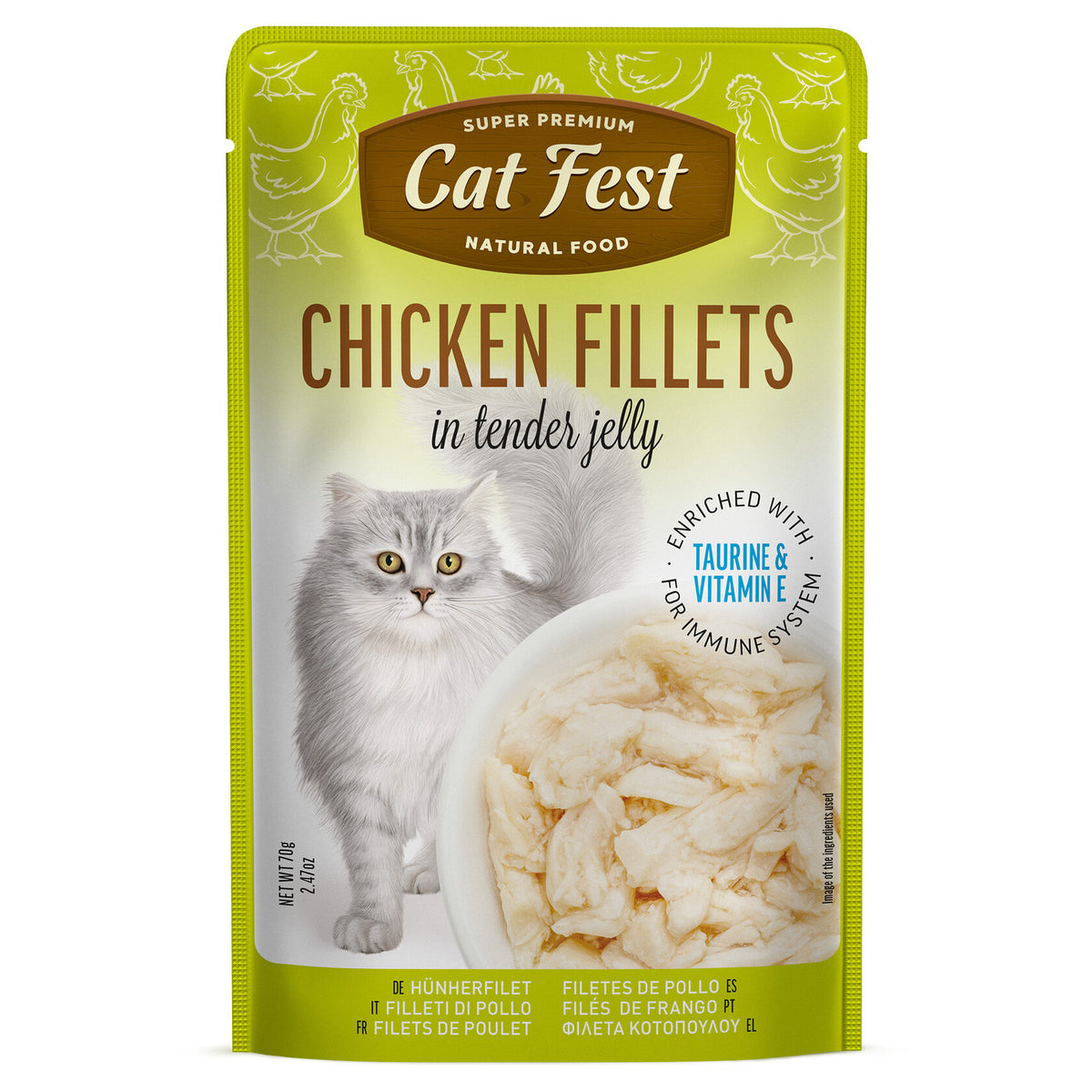 Cat Fest | Filetes de pollo en gelatina suave para gatos