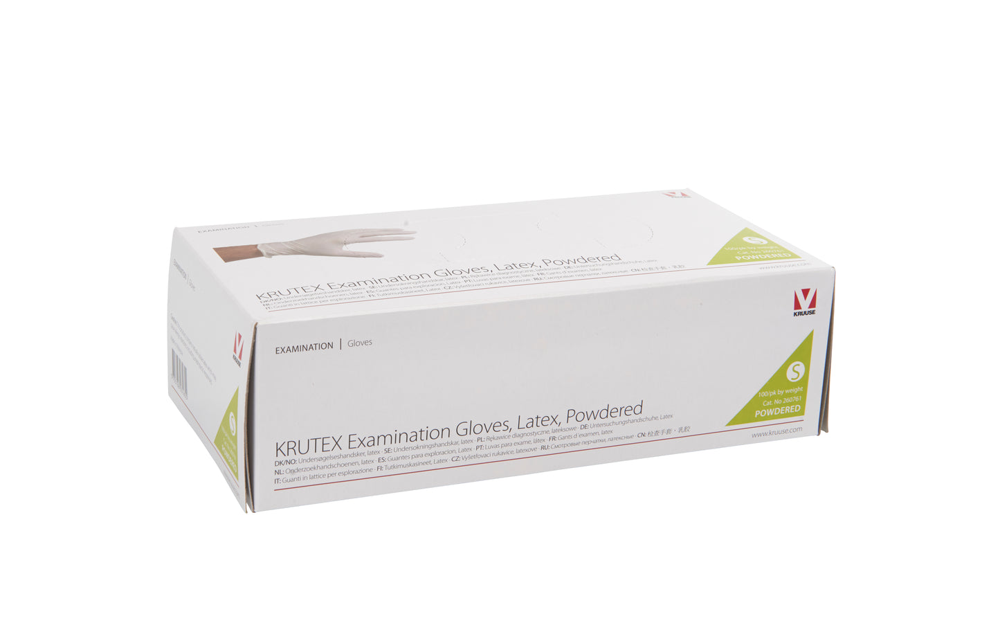 KRUUSE | Guantes de látex de examinación - secondary packshot or packaging