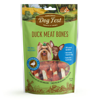 Dog Fest | Huesos de carne de pato para perros de razas pequeñas