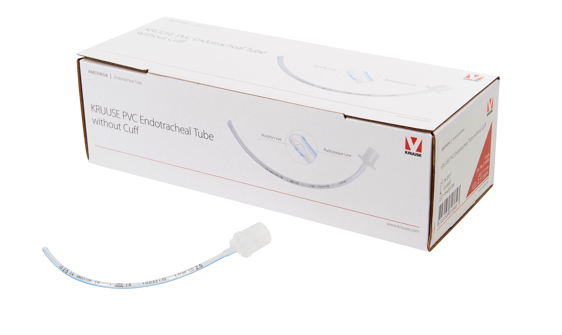 Sonda endotraqueal de PVC KRUUSE - detalle