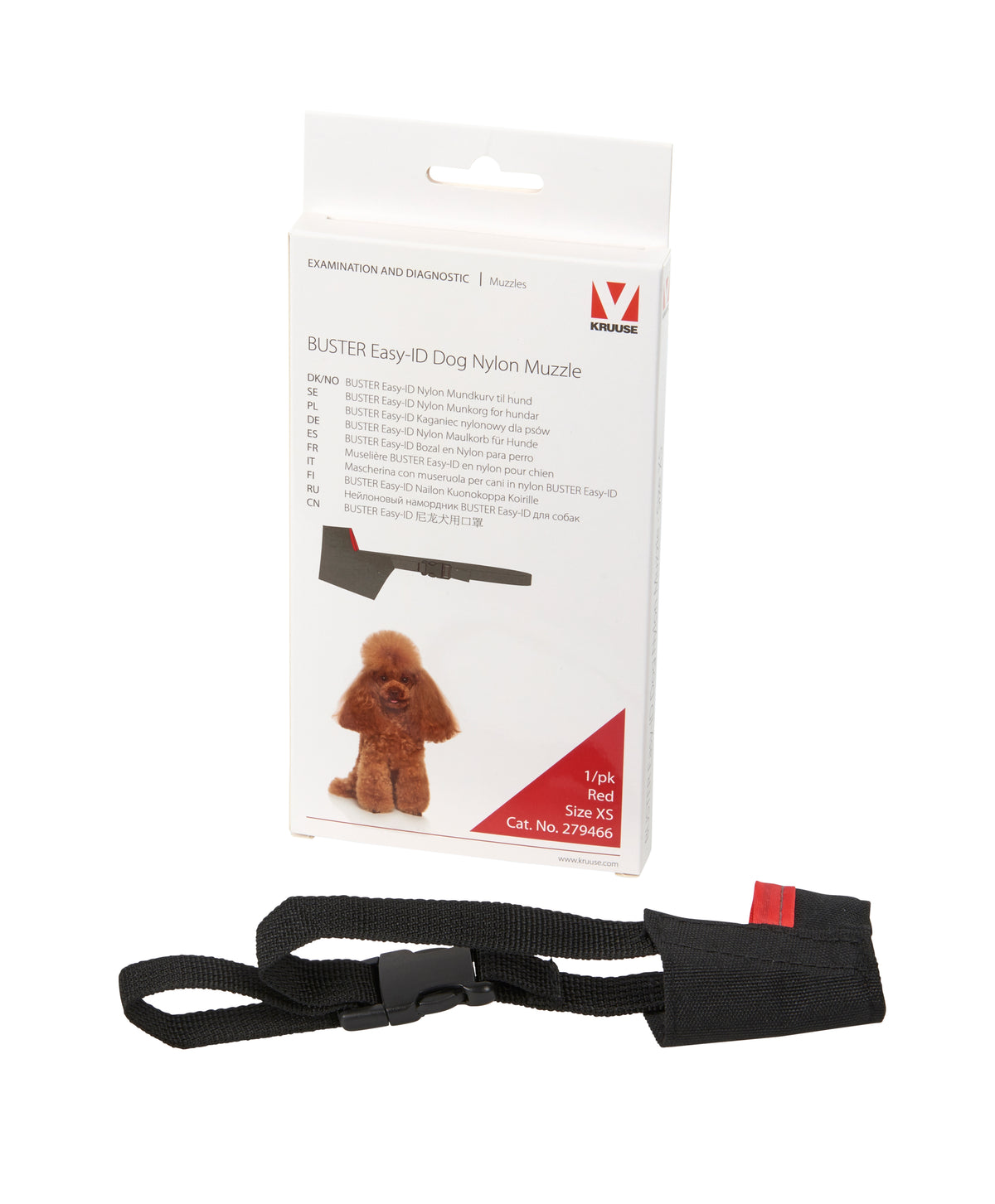 KRUUSE | Bozal easy-id de nylon para perro - secondary packshot or packaging
