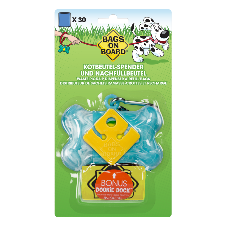 Manna Pro | Turquoise Marble Bone Dispenser