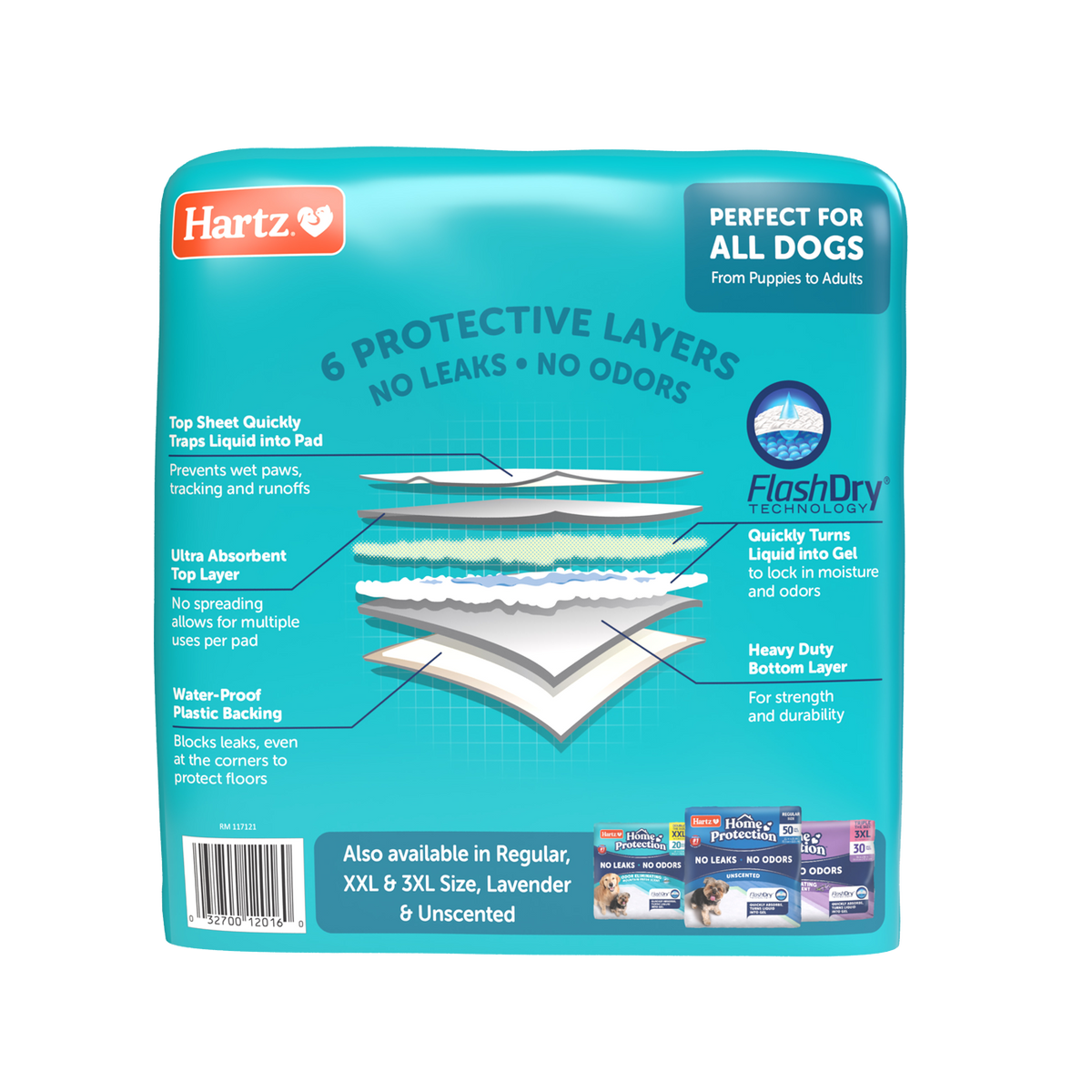 Hartz Training Pads XL — 30 unid.