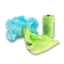 Bags on Board Turquoise Marble Bone Dispenser — en uso