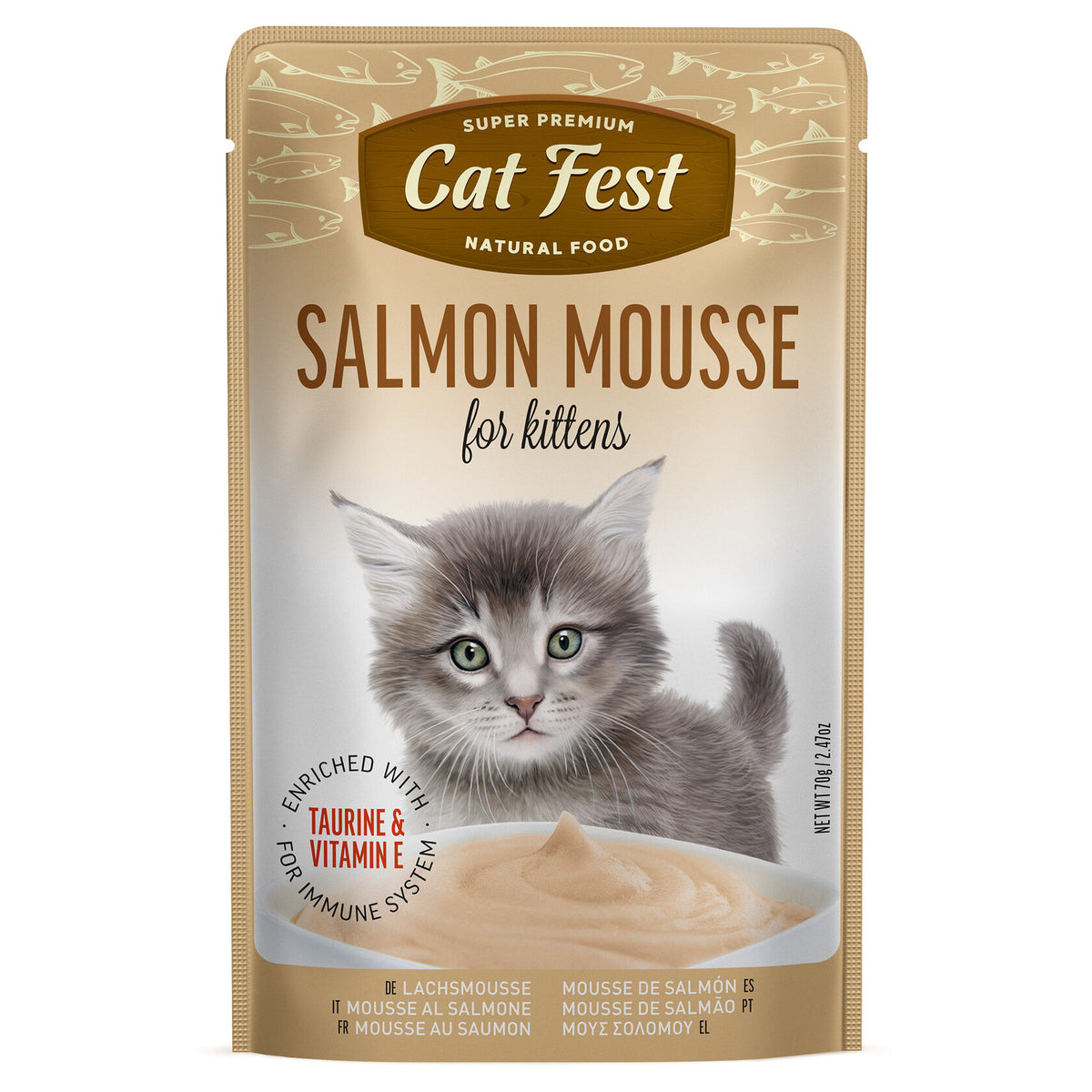 Cat Fest | Mousse de salmón para gatitos