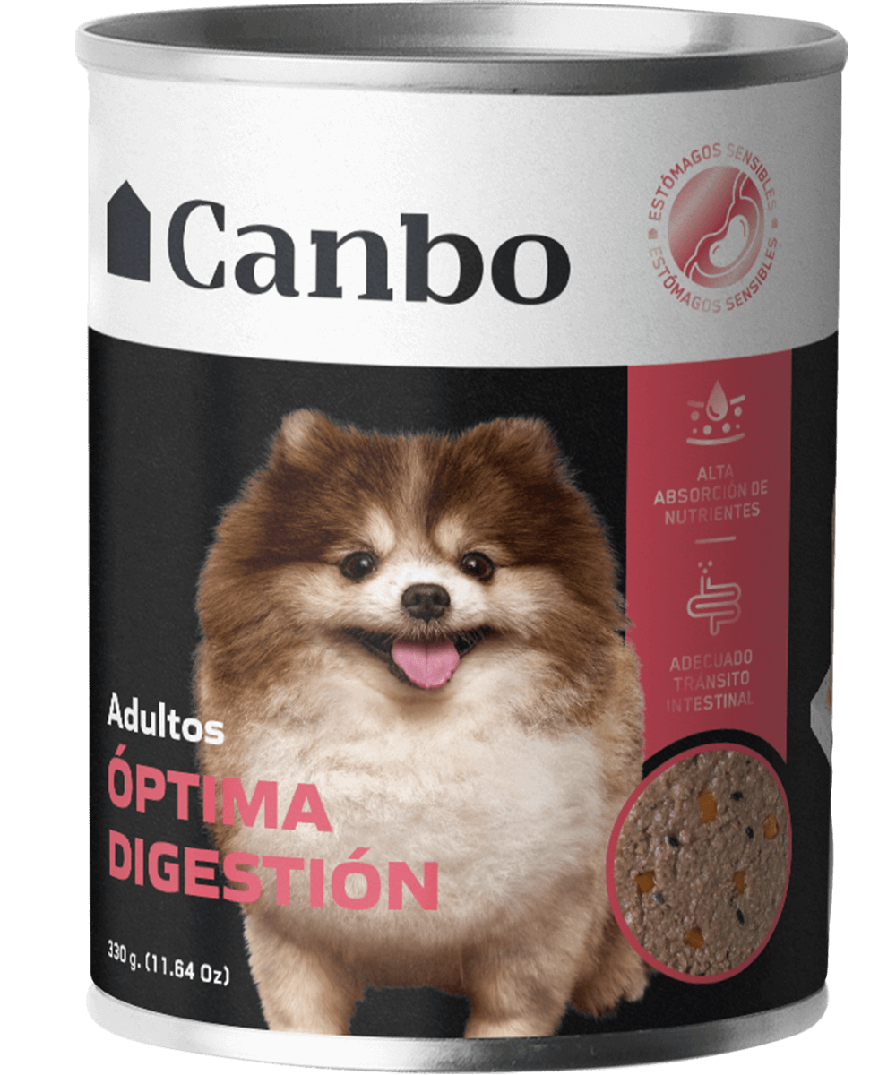Canbo Paté Óptima Digestión, adultos – lata frontal