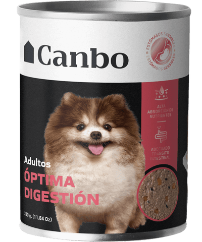 Canbo Paté Óptima Digestión, adultos – lata frontal