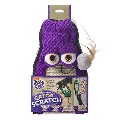 Hartz | Just For Cats Gator Scratch juguete rascador con forma de caimán para gatos