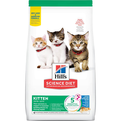 Hill's Science Diet | Alimento seco para gatitos Kitten. Receta de pescado de mar