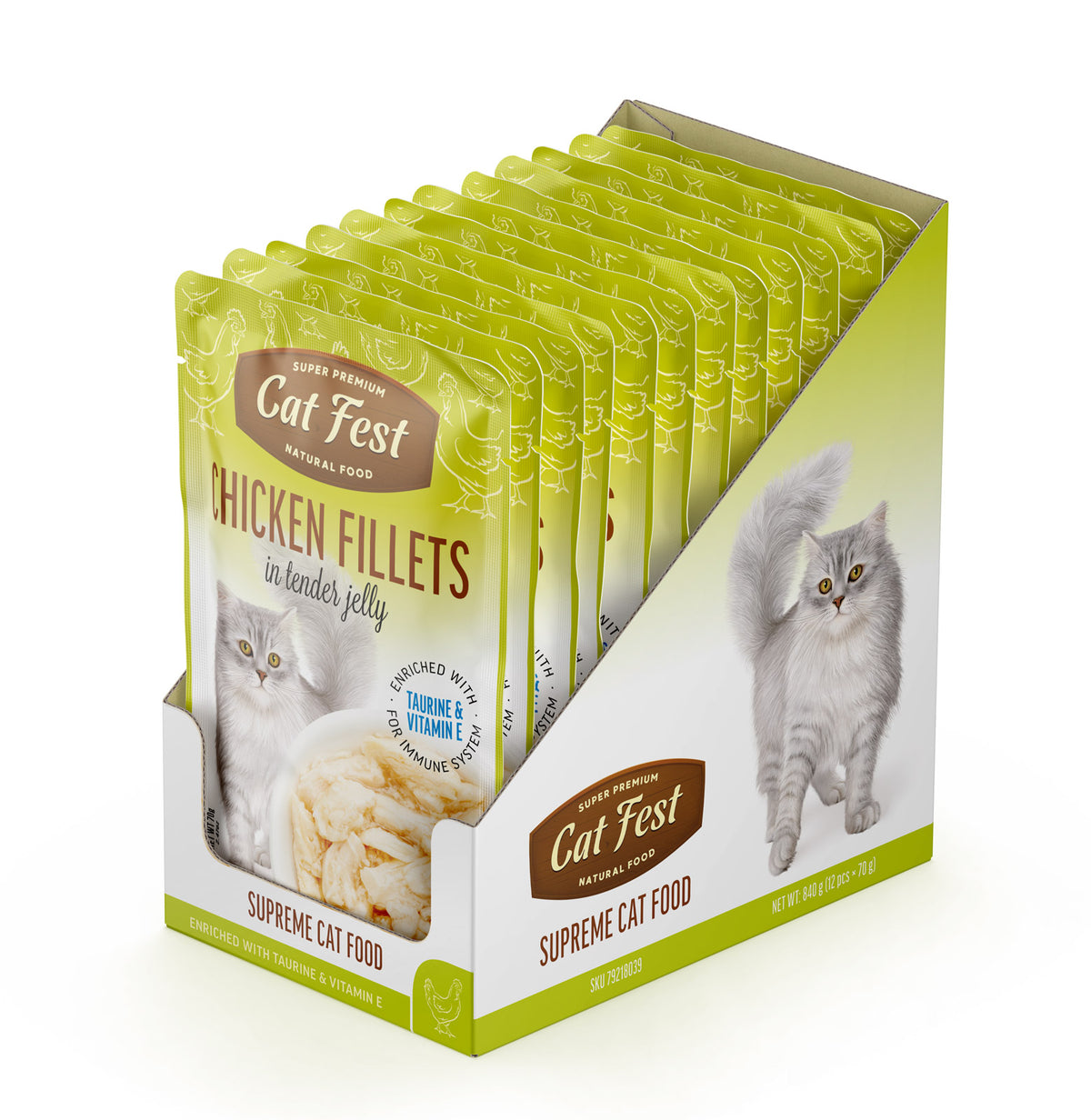 Cat Fest | Filetes de pollo en gelatina suave para gatos