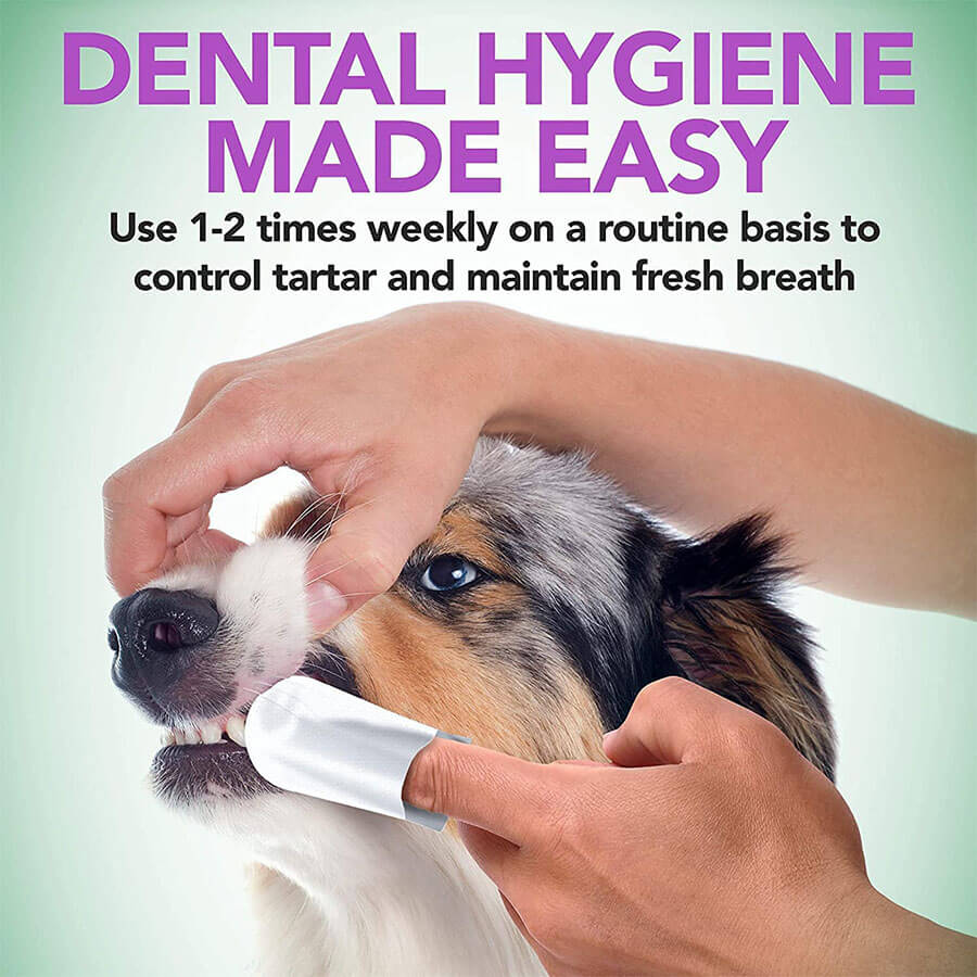 Vet's Best Clean Teeth Finger Pads — beneficios