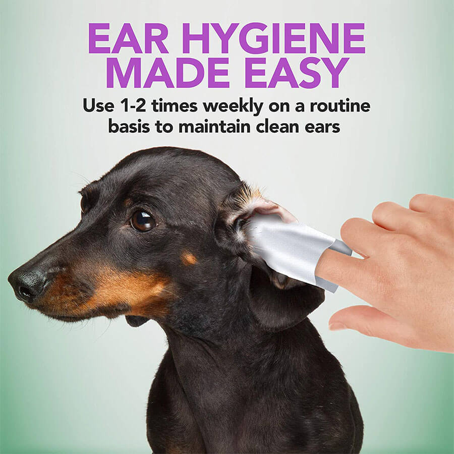 Vet's Best Clean Ear Finger Pads — beneficios