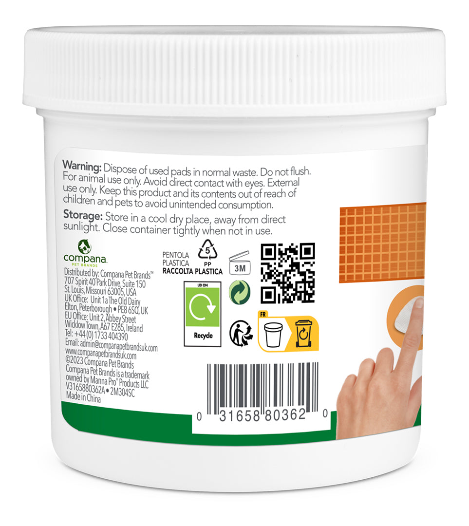 Vet's Best Clean Eye Round Pads — reverso