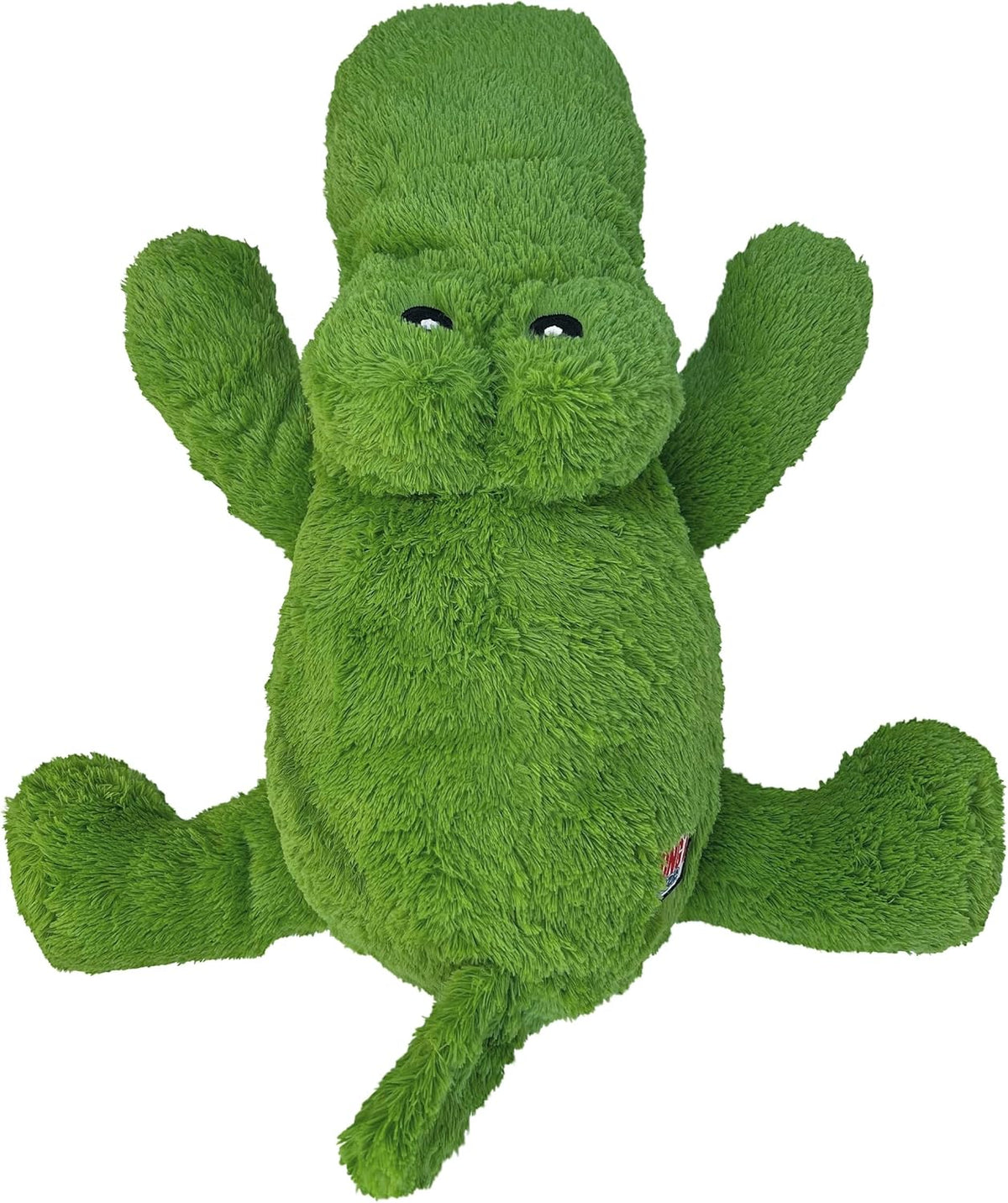 KONG Cozie Jumbo Ali XL — peluche verde de caimán
