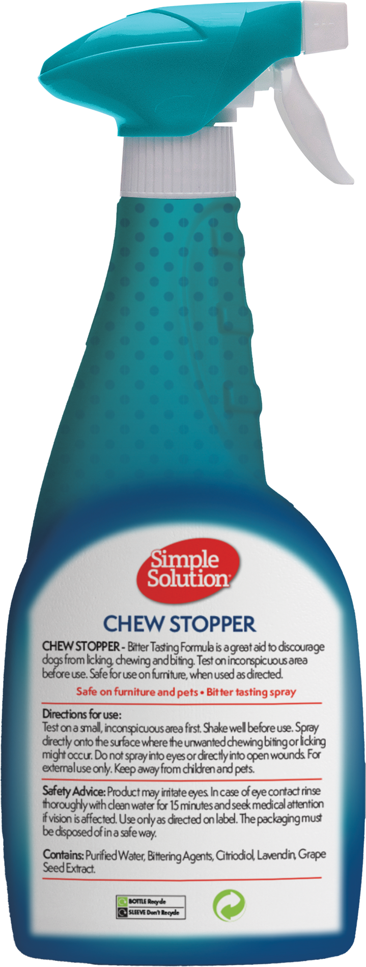 Simple Solution Chew Stopper 500 ml — reverso