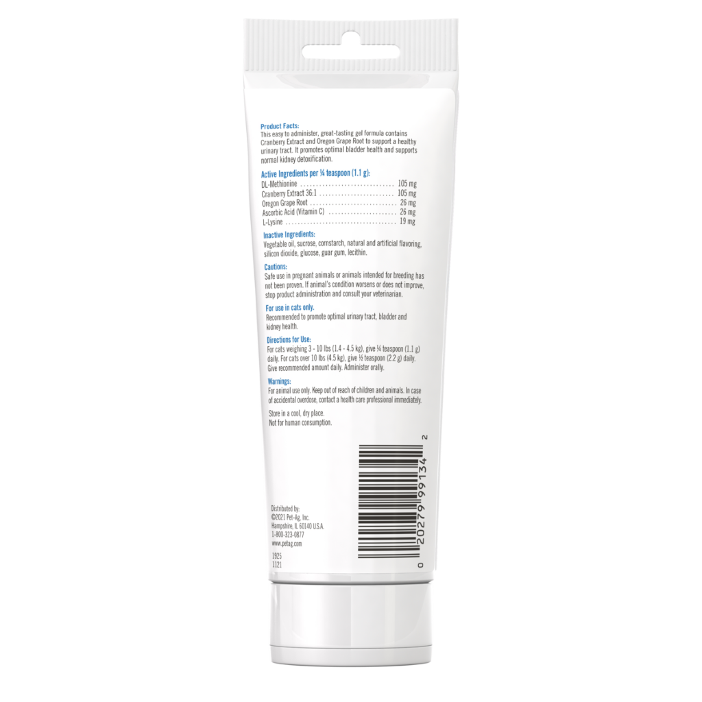 PetAg UT Solution Gel — reverso