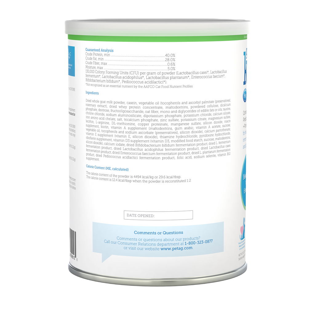 PetAg Goat's Milk KMR Powder — lateral izquierdo