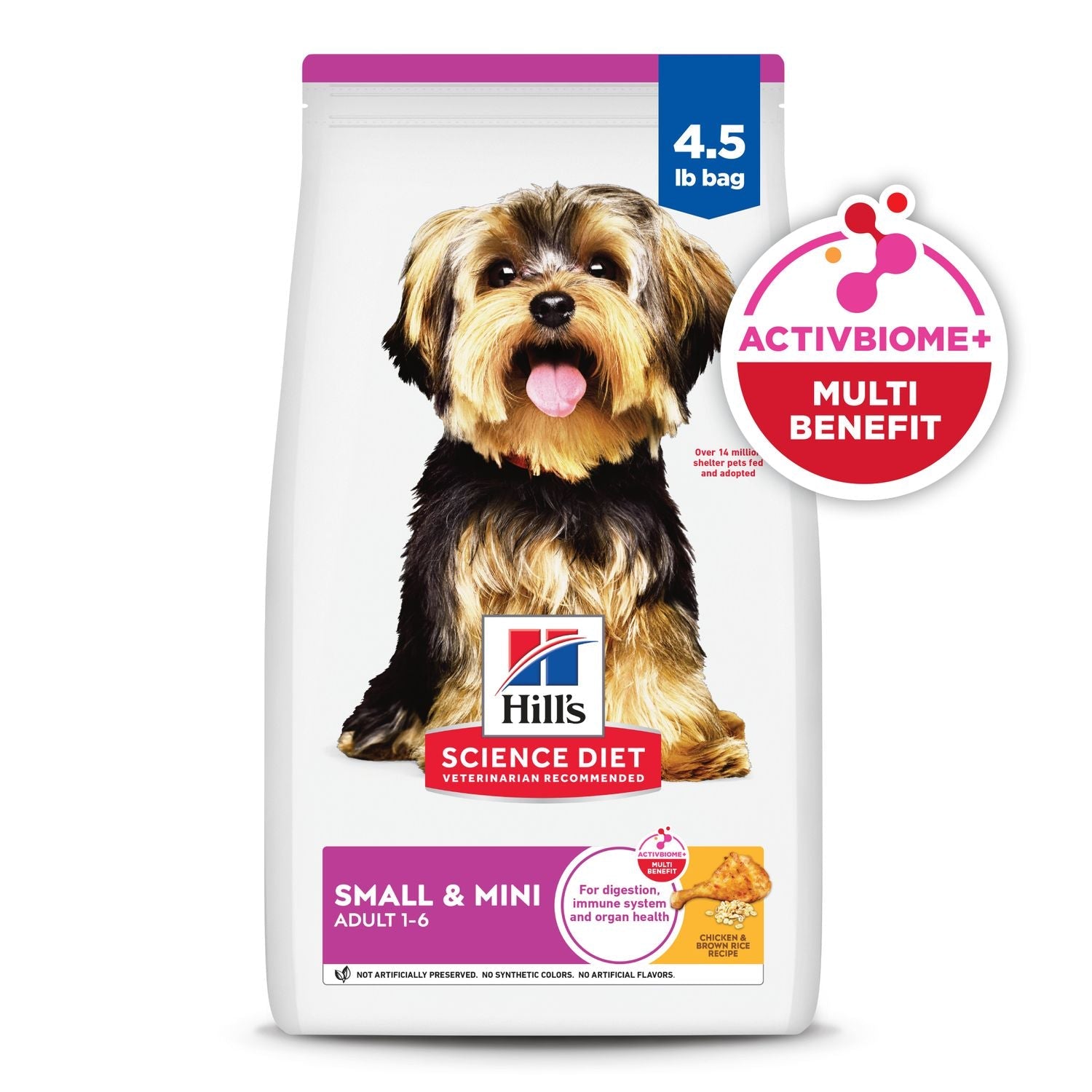 Hill's Science Diet | Alimento húmedo para perros adultos de razas pequeñas y miniatura Adult Small & Mini. Estofado de pollo y vegetales (Pack de 6 latas de 99 g)