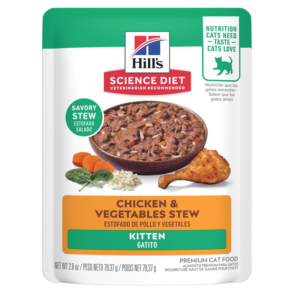 Hill's Science Diet | Alimento húmedo para gatitos Kitten. Receta de pavo (Pack de 6 latas de 156 g)