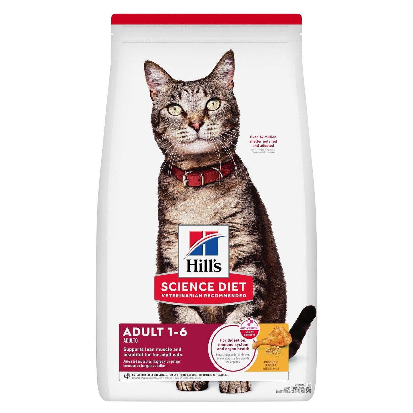 Hill's Science Diet | Alimento seco para gatos adultos Adult. Receta de salmón