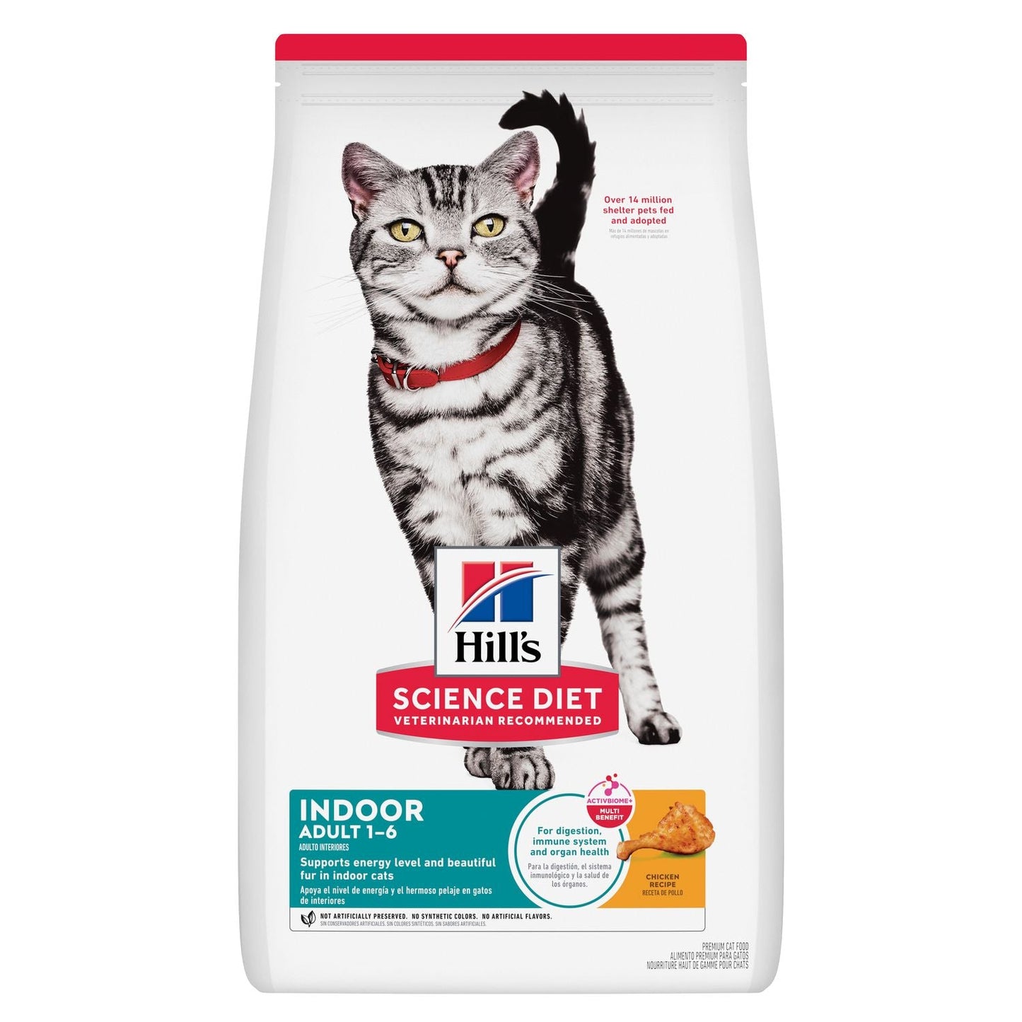 Hill's Science Diet | Alimento húmedo para gatos adultos Indoor. Receta de pescado de mar (Pack de 6 latas de 156 g)