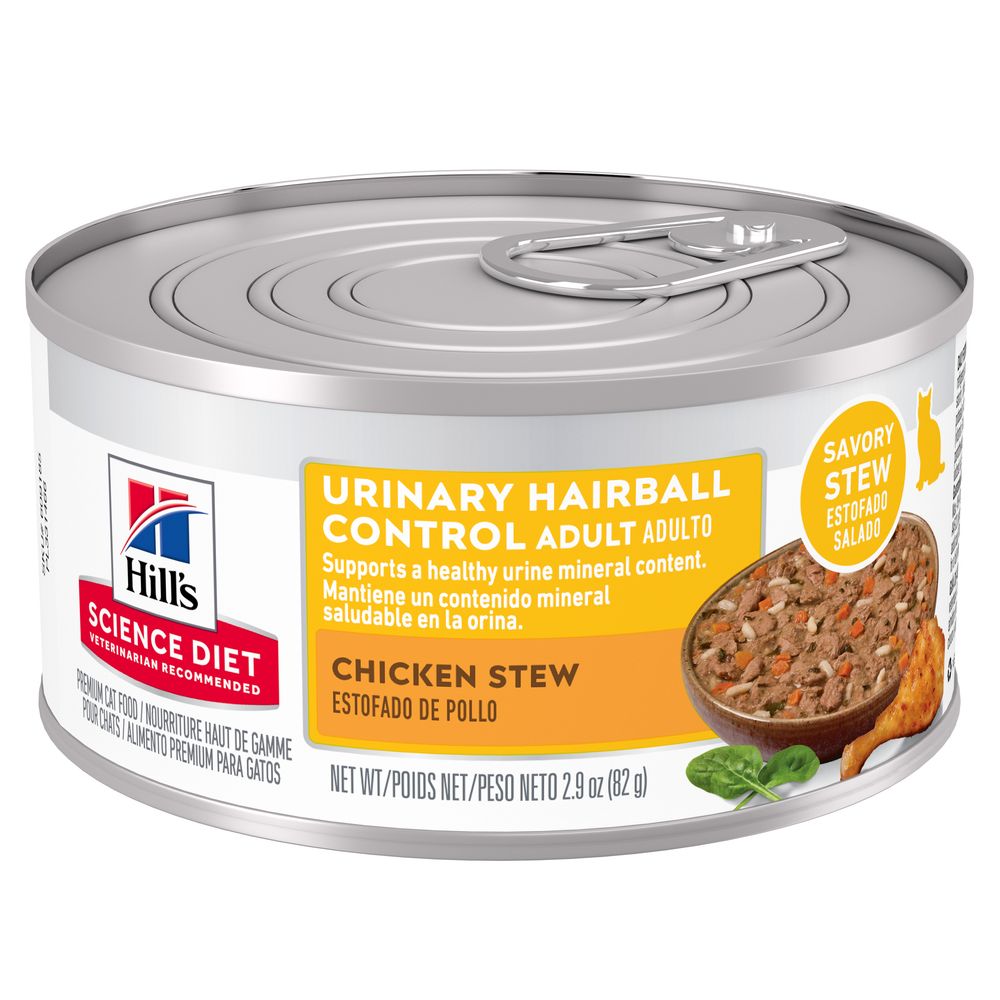 Hill's Science Diet | Alimento seco para gatos adultos Adult Urinary & Hairball Control. Receta de pollo