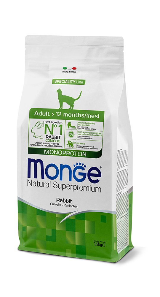 Monge | Alimento húmedo para perros adultos Monoprotein. Conejo