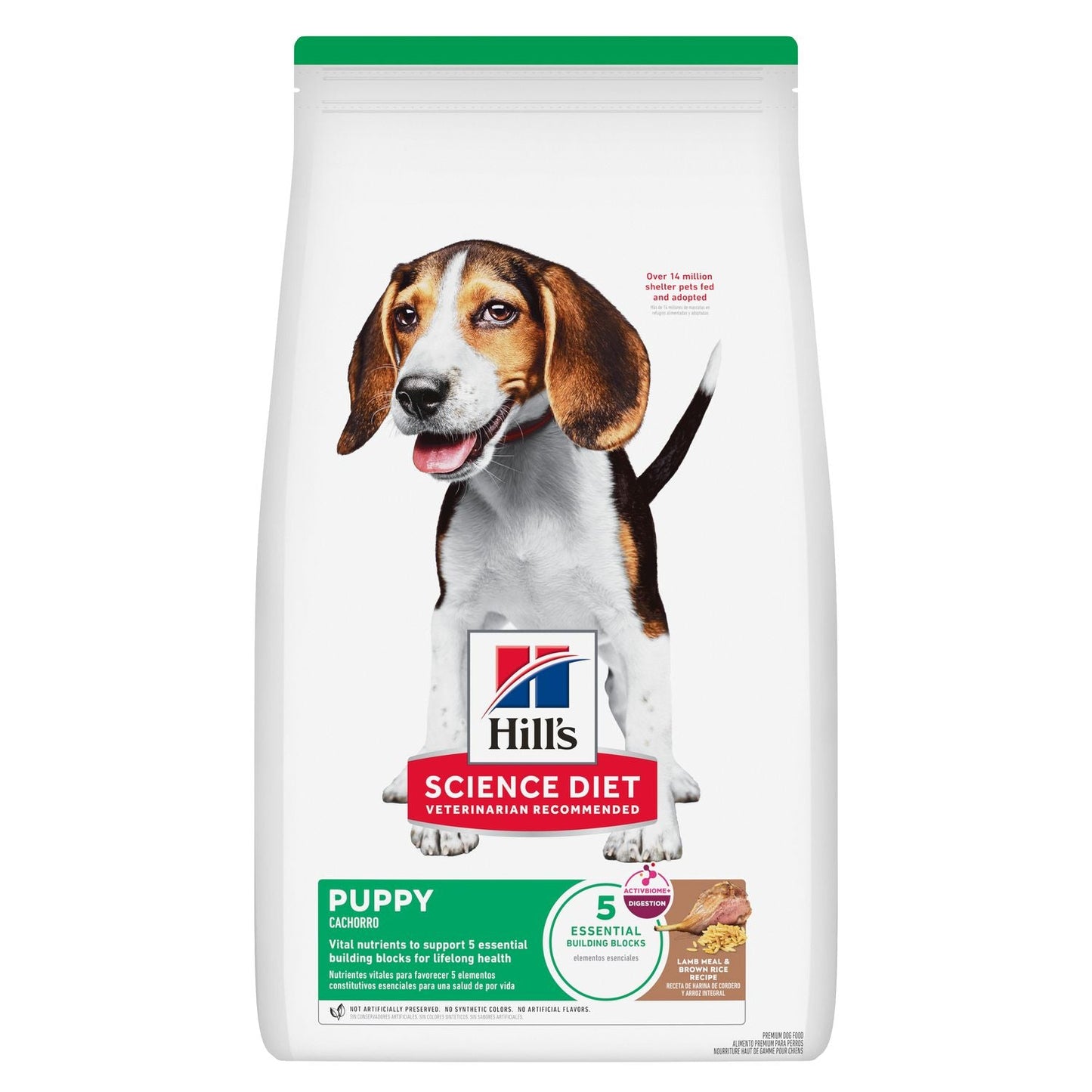Hill's Science Diet | Alimento seco para perros cachorros Puppy. Receta de cordero y arroz.