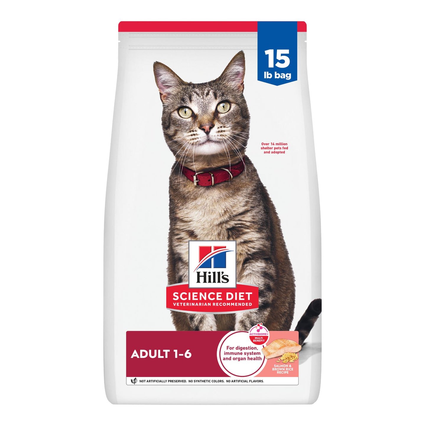 Hill's Science Diet | Alimento seco para gatos adultos Adult. Receta de salmón