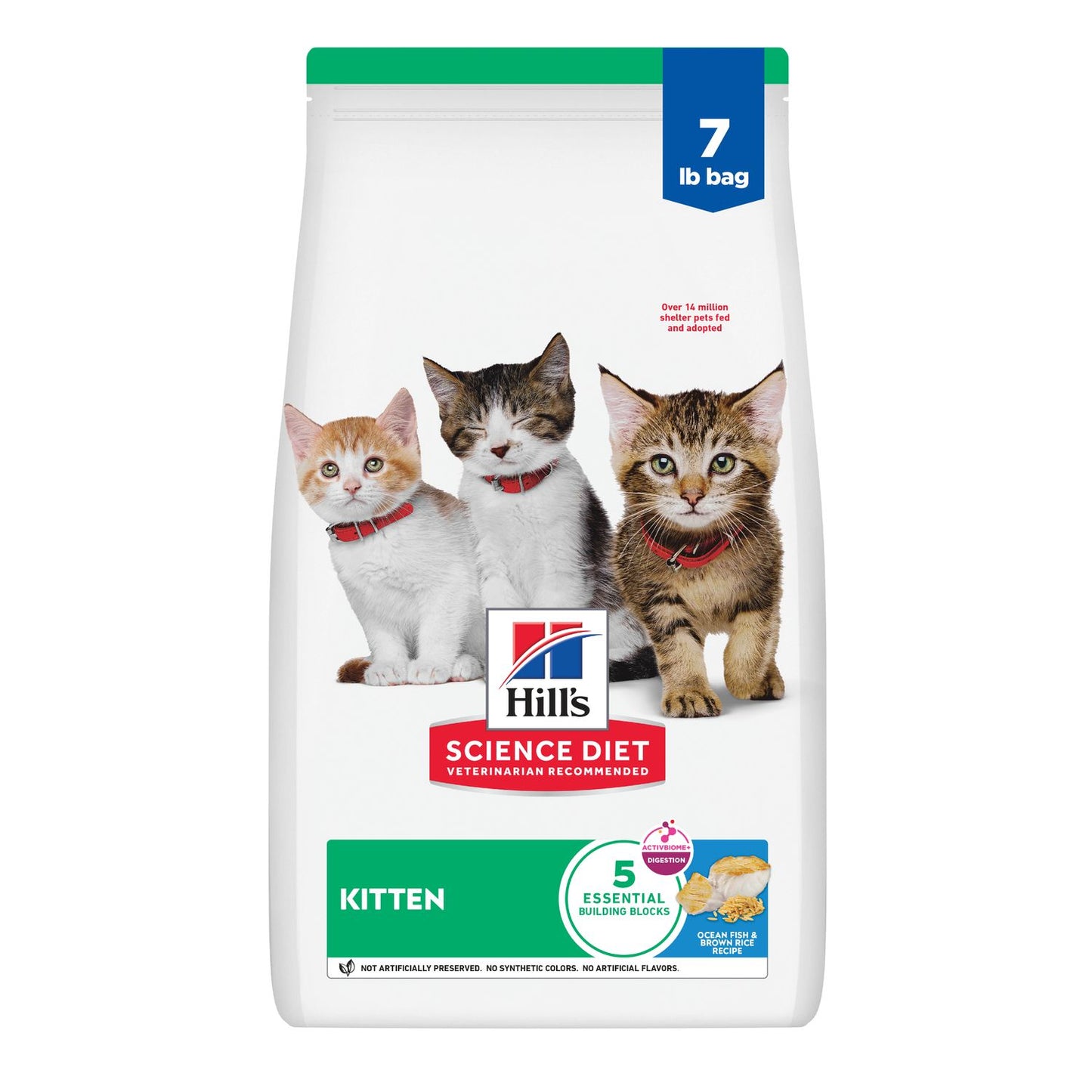 Hill's Science Diet | Alimento seco para gatitos Kitten. Receta de pescado de mar