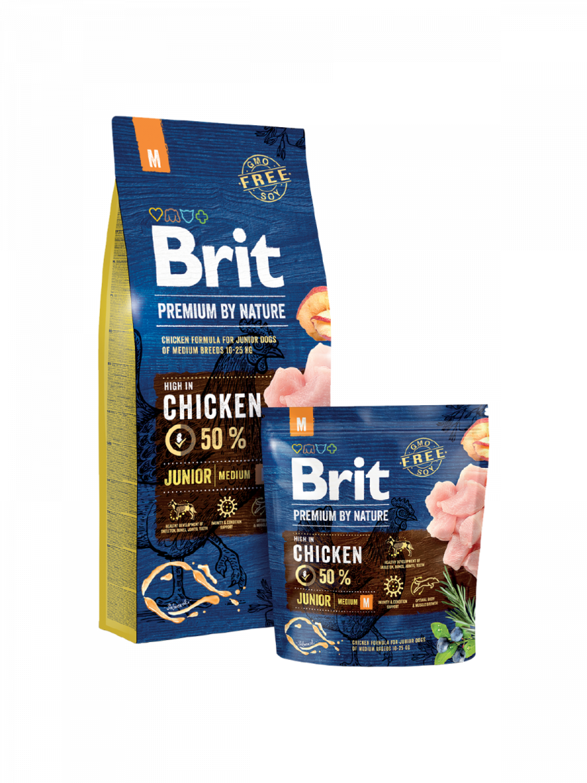 Brit Premium by Nature | Alimento seco para perros Junior Medium
