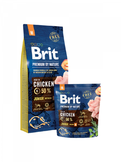 Brit Premium by Nature | Alimento seco para perros Junior Medium