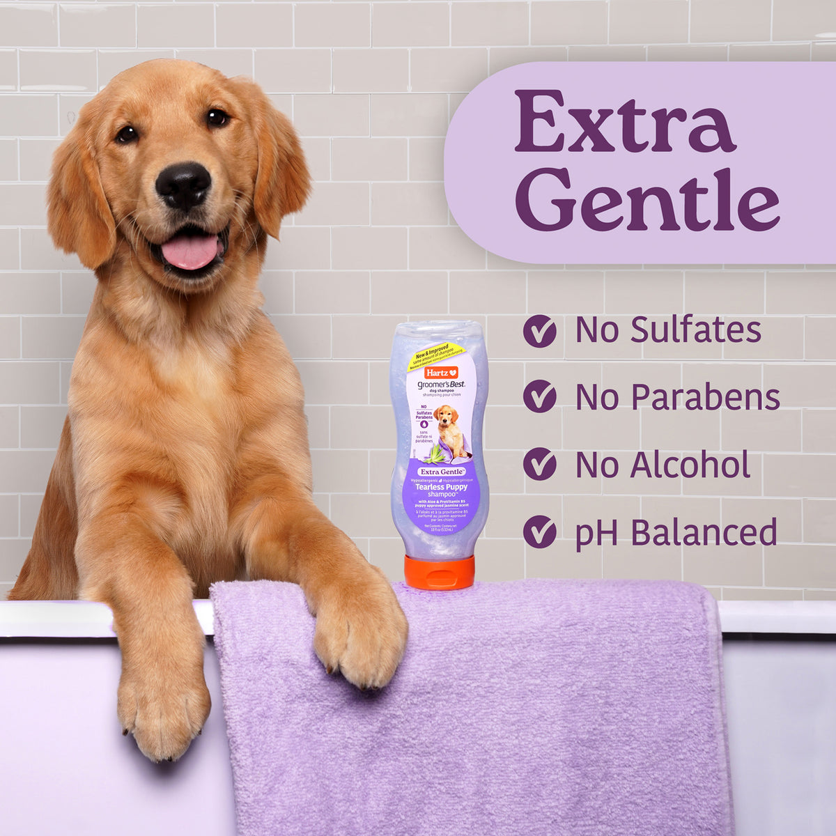 Hartz Groomer's Best Puppy Shampoo (532 ml)