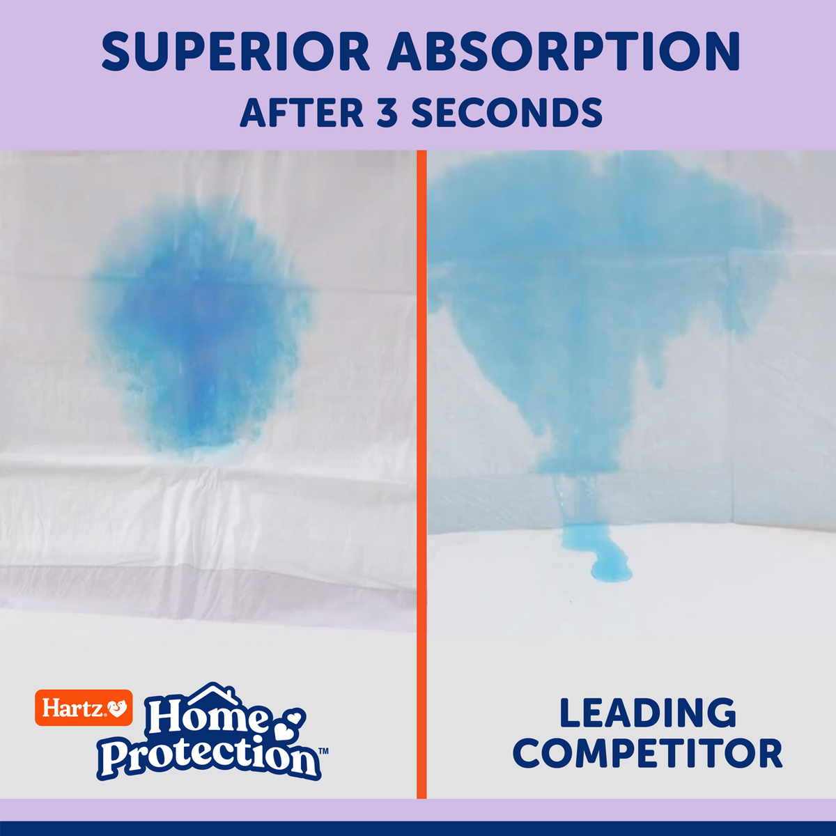 Hartz Training Pads XL Odor Eliminating — 30 unid. (lavanda)