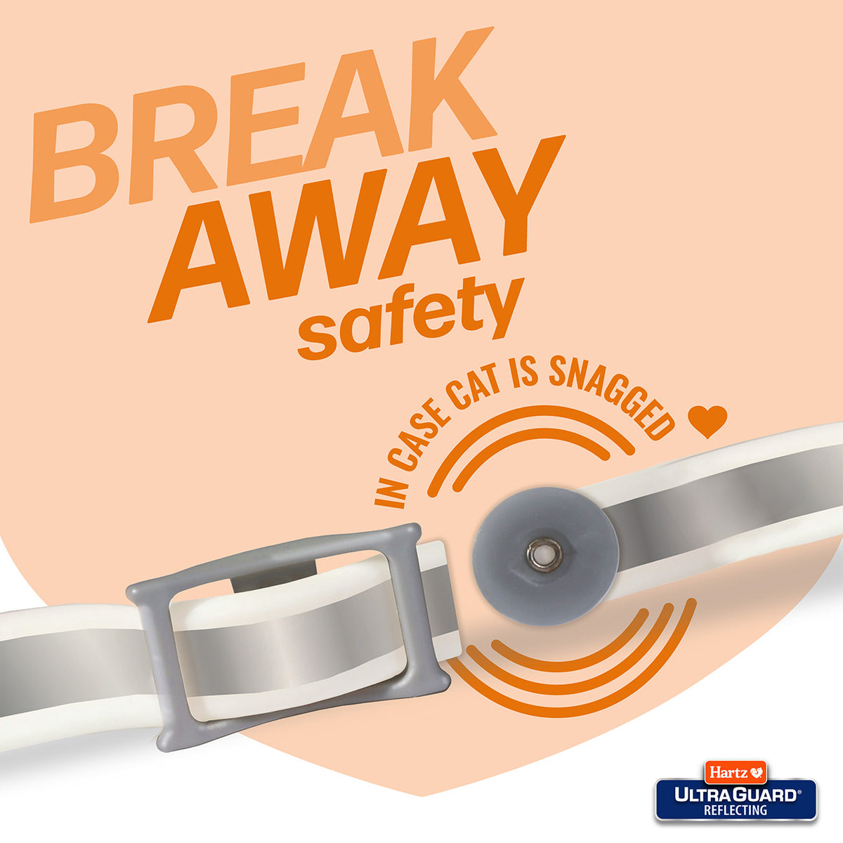Hartz Ultraguard Collar Reflective For Cats And Kittens