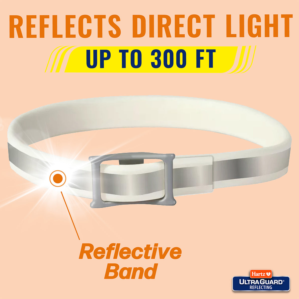 Hartz Ultraguard Collar Reflective For Dogs