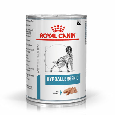 ROYAL CANIN | Alimento húmedo para perros Hypoallergenic (Pack de 12 latas de 400g)