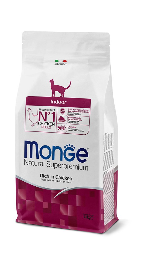 Monge | Alimento seco para gatos adultos Indoor