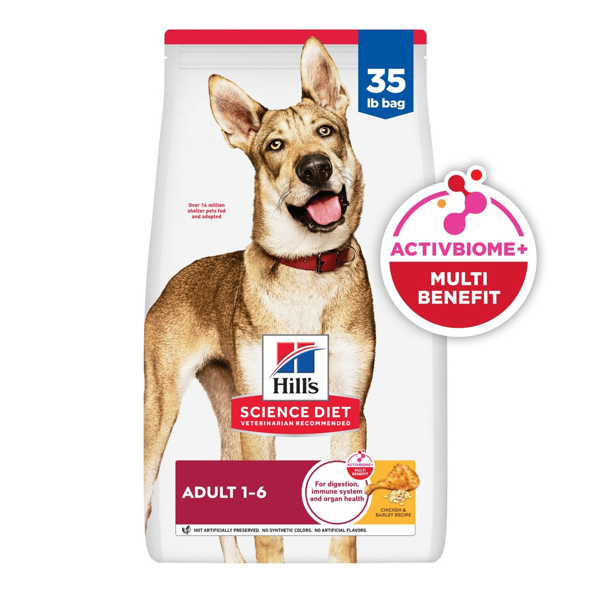 Hill's Science Diet | Alimento seco para perros adultos Adult. Receta de pollo y cebada.