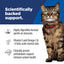 Hill's Science Diet | Alimento seco para gatos adultos Adult Sensitive Stomach & Skin. Receta de pollo