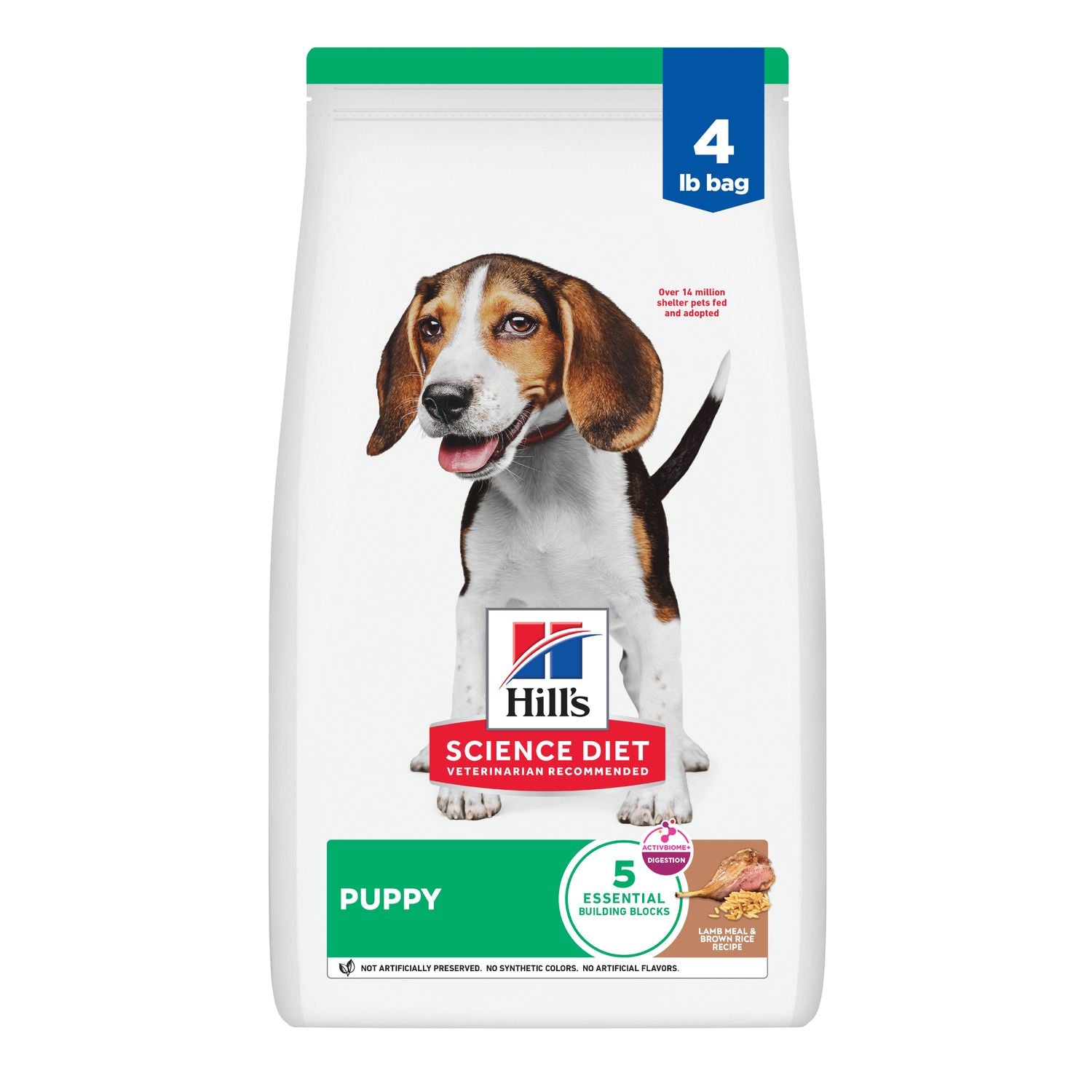 Hill's Science Diet | Alimento seco para perros cachorros Puppy. Receta de cordero y arroz.